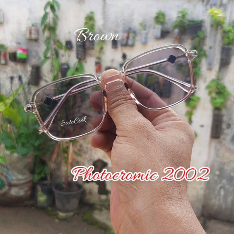 New Kacamata Kekinian Lensa Photocromic Frame 2002