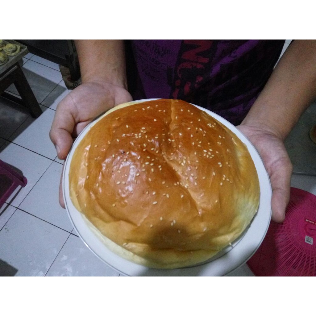 

roti burger ukuran 20 cm