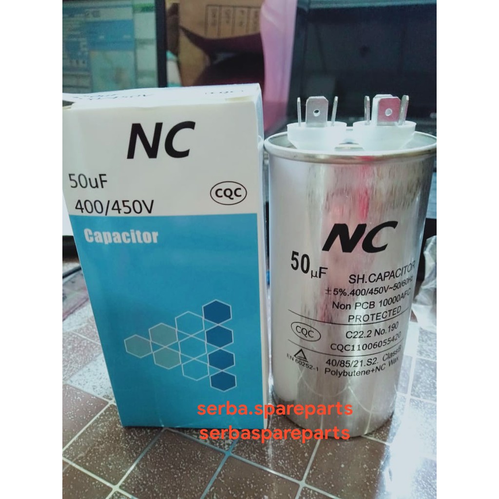 Capasitor 50 UF 400-450 V NC