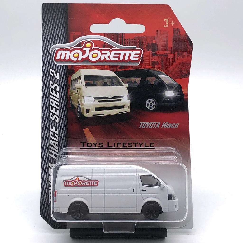 Mobil Majorette Diecast - Toyota Hiace Van Series 2 1:64 (Putih)