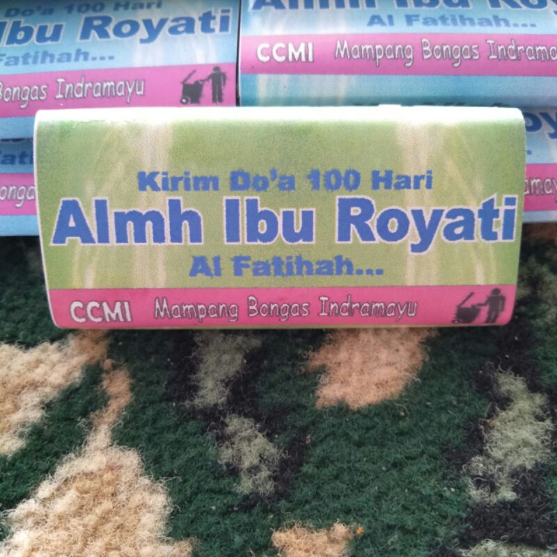 

CUSTOM Cokelat Bar Doa