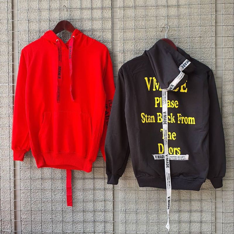 Hoodie Cowok V MADE | Hoodie Keren | Hoodie Trends | Hoodie Murah | Hoodie Merah | Hoodie Hitam