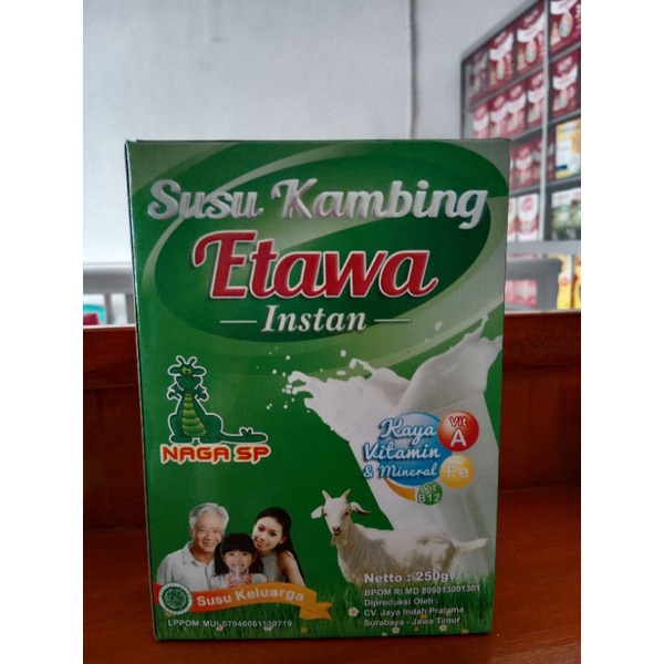 

SUSU KAMBING ETAWA BUBUK NAGA SP 250GRAM