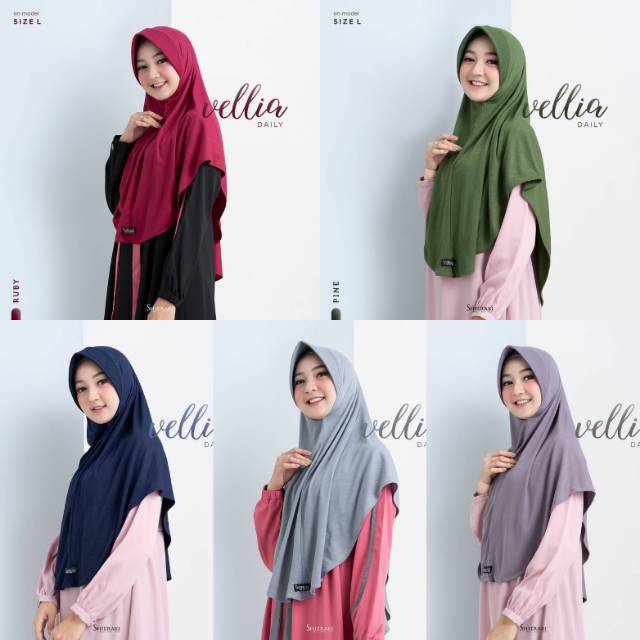 JILBAB/HIJAB/BERGO VELLIA BY SHIERAKI