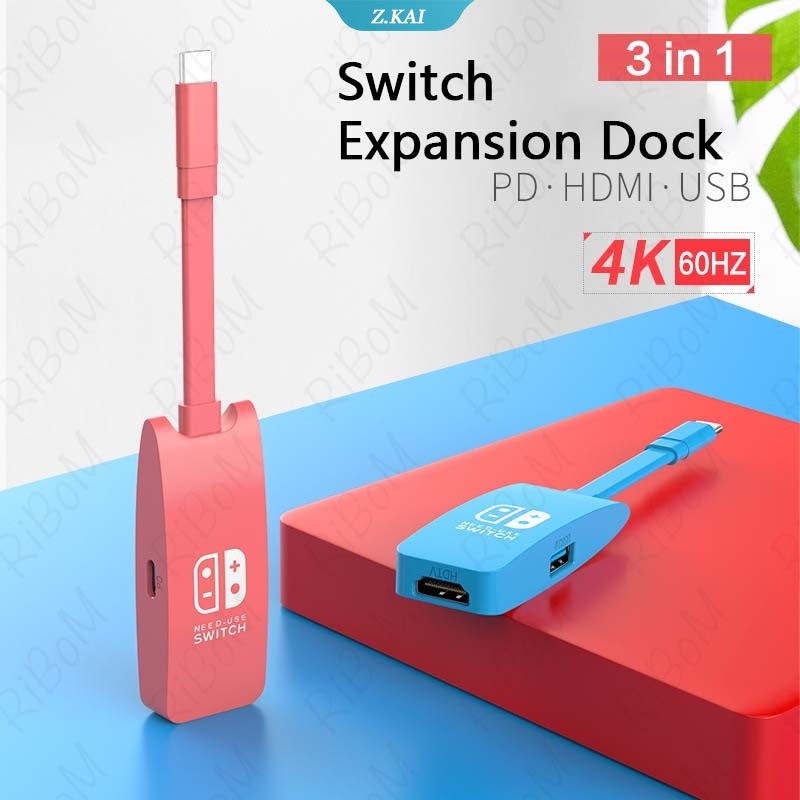 Docking Station USB Tipe C Ke HDMI Untuk Nintendo Switch M1