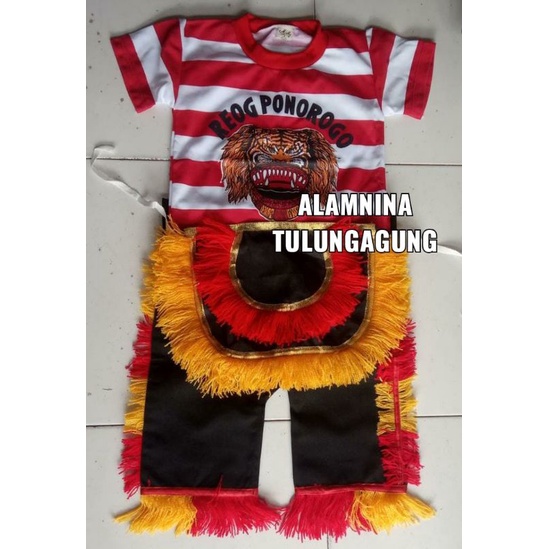 setelan kaos reog Ponorogo dan embong