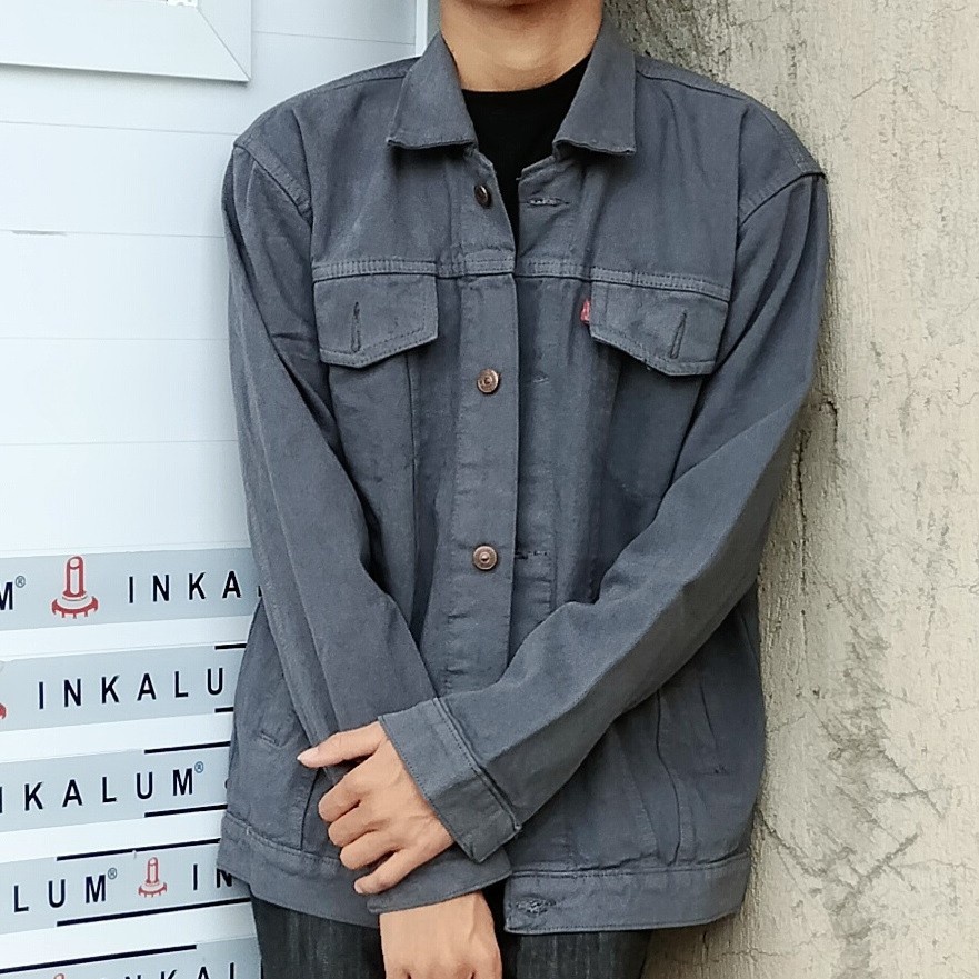 Dfour Jaket Jeans Denim M - XXXL Oversize