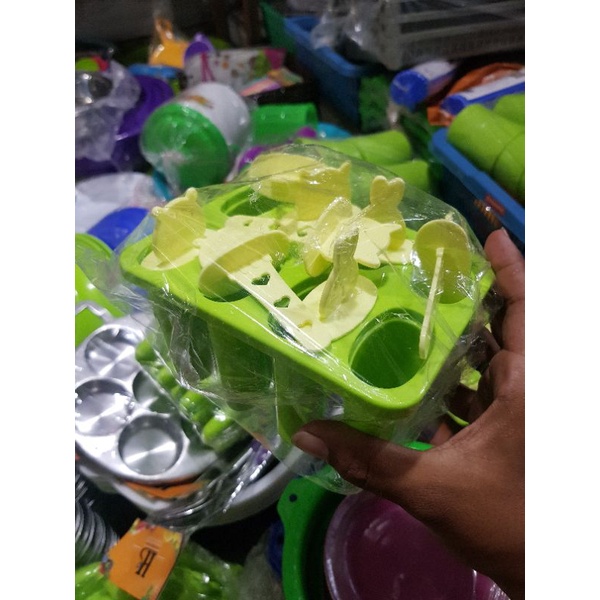 cetakan es krim cetakan agar agar lubang 8