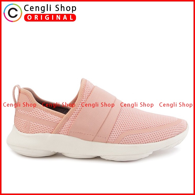 SEPATU SNEAKER WANITA HUSH PUPPIES ORIGINAL CASUAL BRANDED PINK HW89