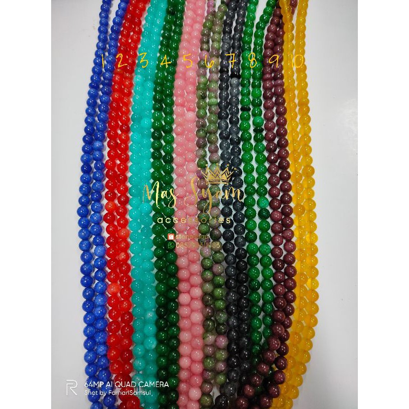 TASBIH BATU ALAM 8 MM 99 BUTIR