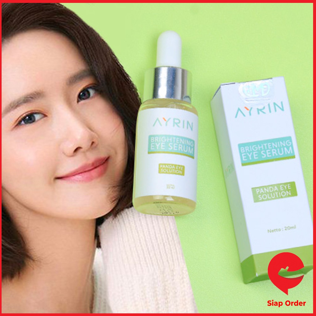 AYRIN Brightening Eye Serum Original Penghilang Mata Panda, Kantung Mata &amp; Kerutan Untuk Wanita Pria