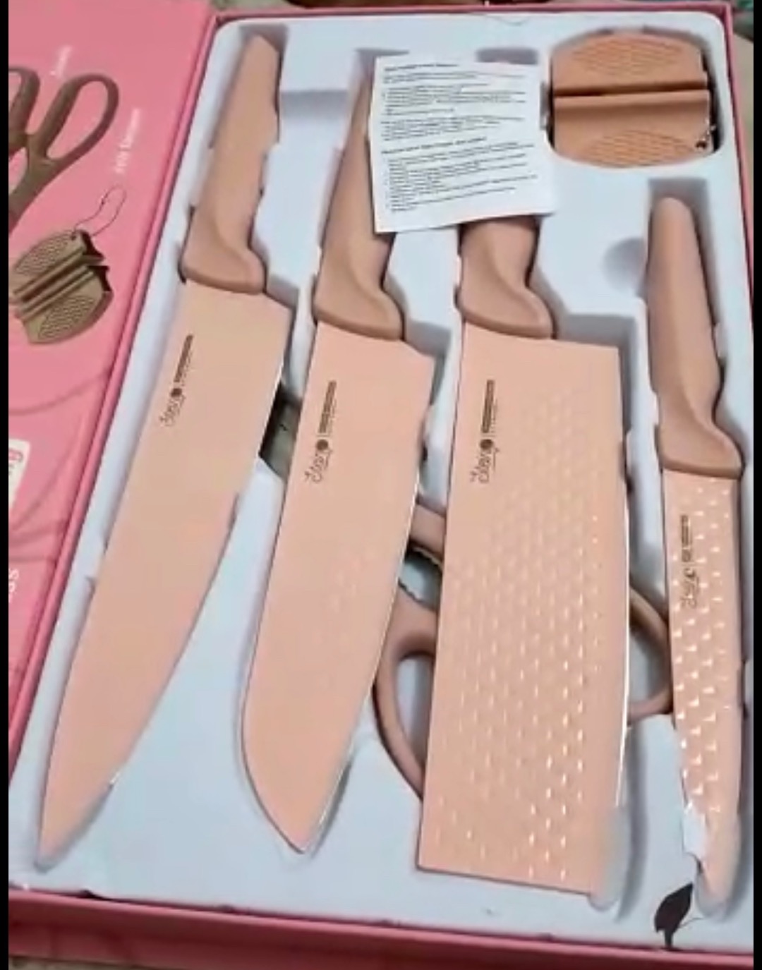 Diamond Knives Set Steincookware / Pisau Set Steincookware