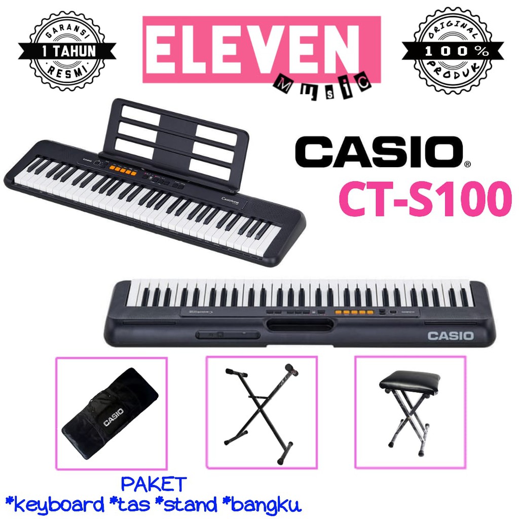 casio cts100 ct-s100 cts 100 paket keyboard