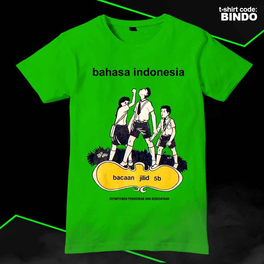 KAOS BUKU BAHASA INDONESIA JADUL, STOK READY ukuran XS sampai 4XL