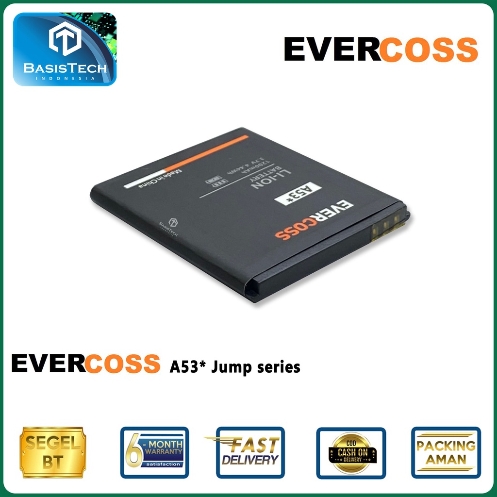 BATERAI EVERCOSS A53* JUMP SERIES - ORI99 GOOD QUALITY