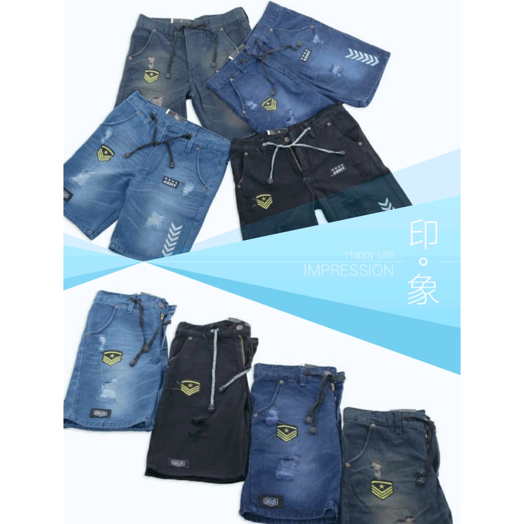 Celana jeans pria sobek celana jeans pendek sobek pria Celana jeans sobek Jeans sobek Jeans pendek p