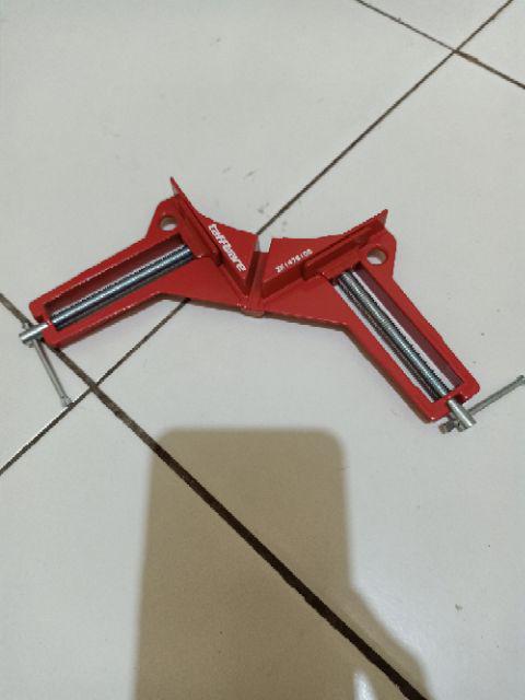 Homestoreoutlet Taffware Clamp Penjepit Sudut Frame Kayu 90 Derajat 75mm Zk1478100