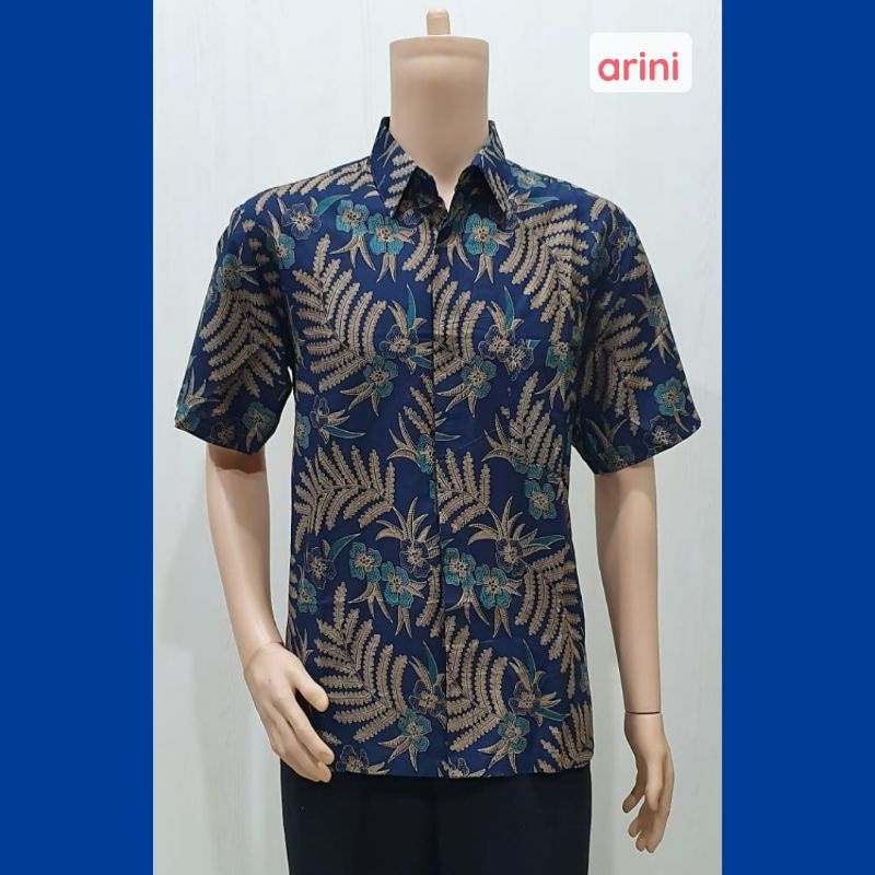 ARINI BIRU BATIK COUPLE KELUARGA PASANGAN MODERN JUMBO PREMIUM SARIMBIT AYAH IBU ANAK ROK N BLOUSE