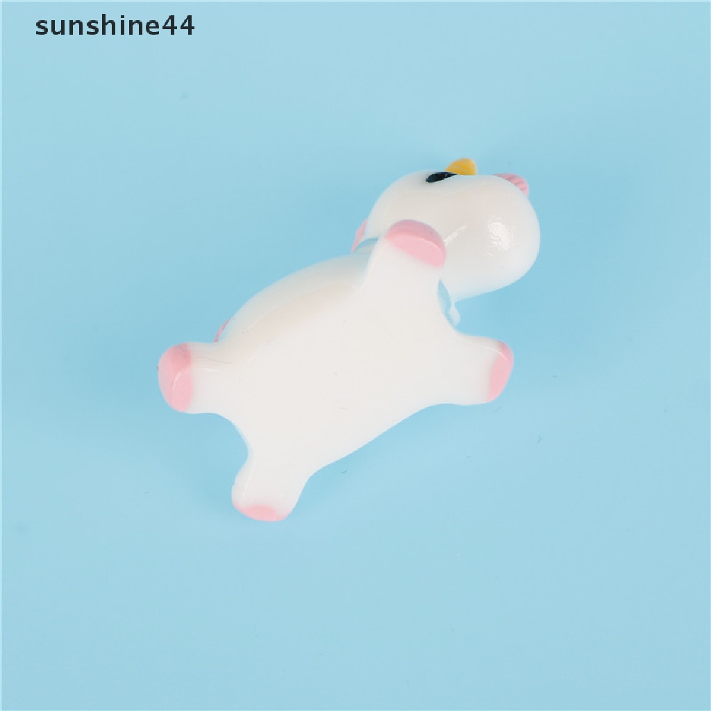 Sunshine Miniatur Unicorn Untuk Dekorasi Taman Mini / Rumah Boneka