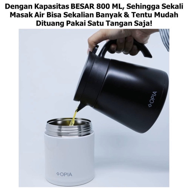 Opia Thermal Jug 800ml - Thermal Air