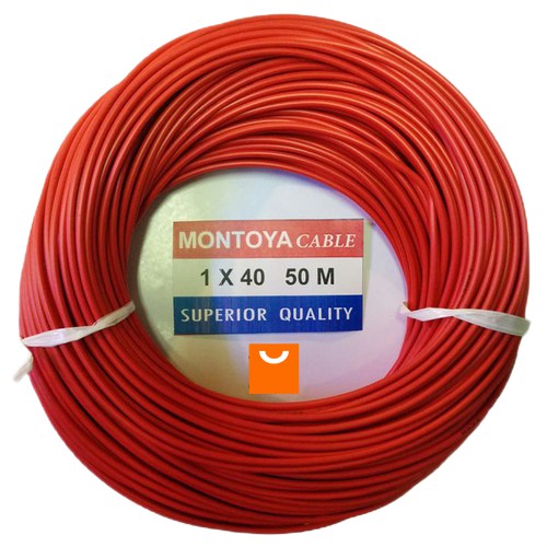 Kabel Serabut Montoya 1x40 ( Diameter 2,5 mm, 50 Meter )