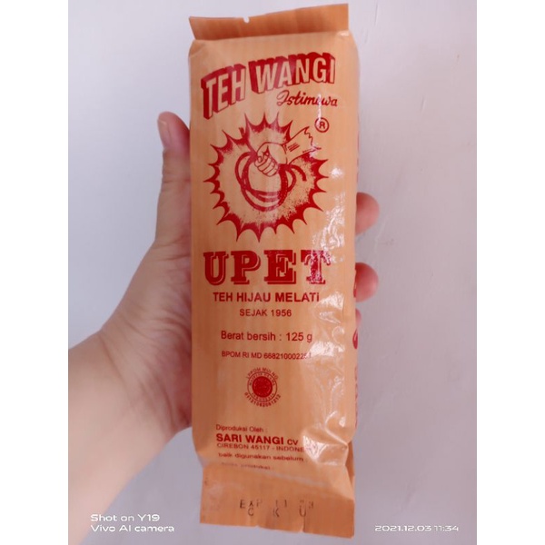 

Teh "UPET" Cirebon Kemasan Coklat Sedang Berat - 125 Gram Oleh Oleh Khas Cirebon