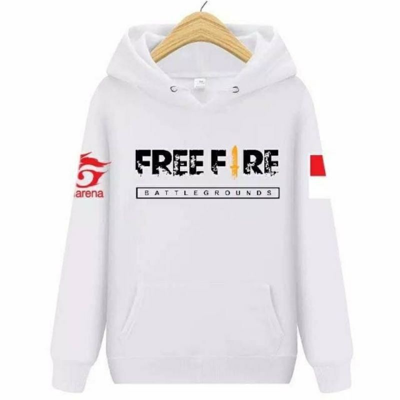 Jaket Game Hoodie Sweater Free Fire All Size Big Size XXL XXXL XXXXL Fleece Premium