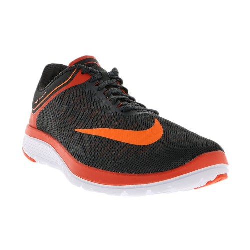 Nike FS Lite Run 4 852435004-spatu lari/running pria-Antrachite/Orange