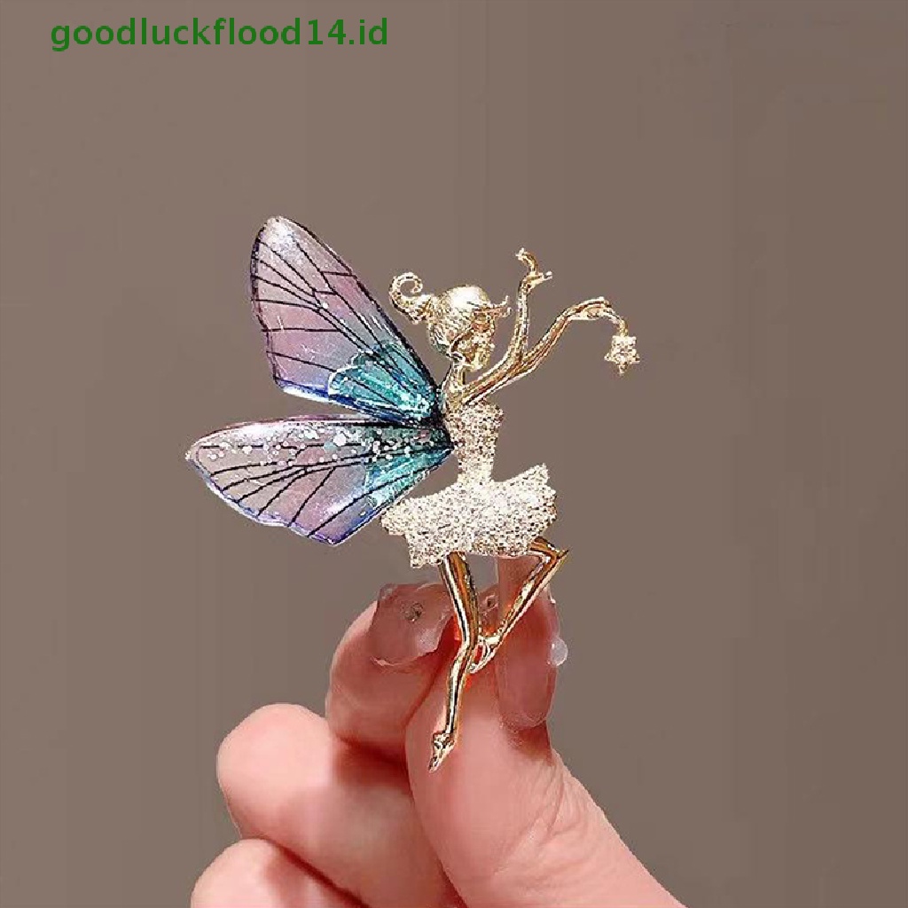 Pin Bros Bentuk Butterfly Fairy Untuk Aksesoris Pakaian Wanita