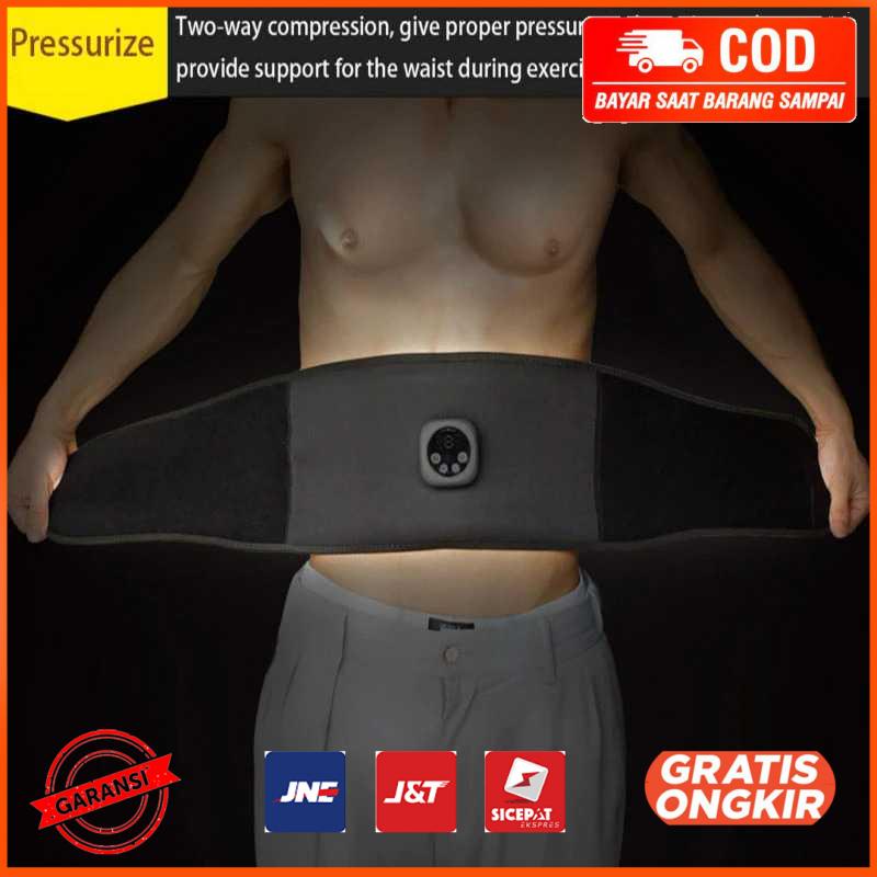 Alat Stimulator Otot Fitness Belt Six Pack EMS Muscle