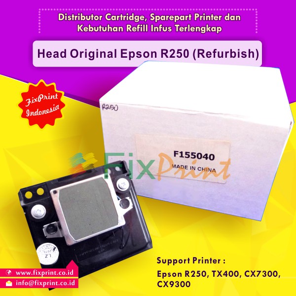 Print Head Printer Epson R250 TX400 CX7300 CX9300 Original Refurbish - USED FSB2994