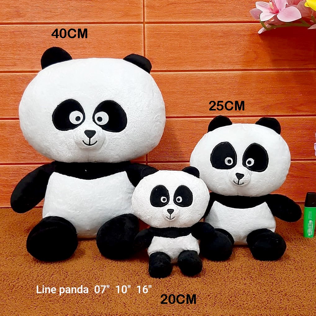 Boneka Line Panda Impor Panda Choco Bahan Lembut Hadiah Kado Ultah Anak