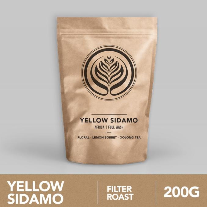 yellow sidamo 200g   biji kopi arabika 200gr   coffeenatics