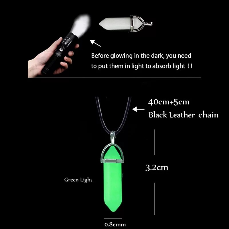 Kalung Rantai Dengan Liontin Batu Kristal Hexagram Natural Warna Turquoise Untuk Wanita