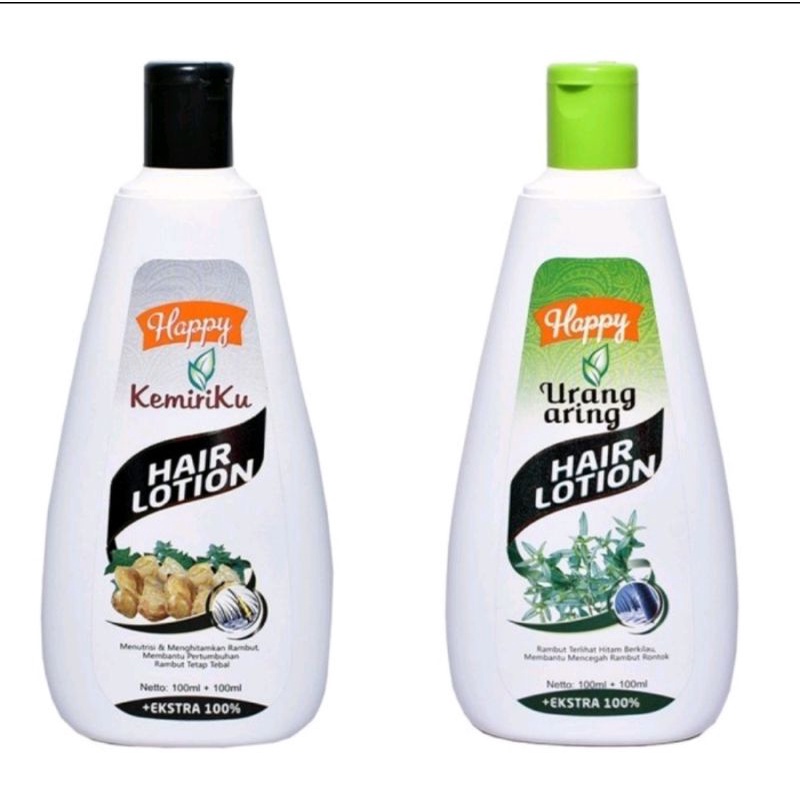 Happy Hair Lotion Kemiriku 200ml / Happy Urang Aring Hair Lotion 200ml