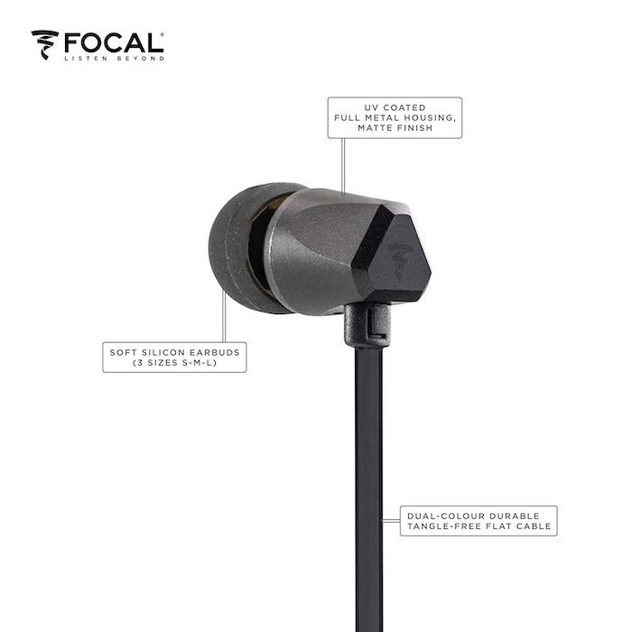 Focal Sense 100SI Deep Bass Headset With Premium Metal Build Quality