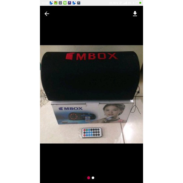 TABUNG SPEAKER MBOX 10 INCHI