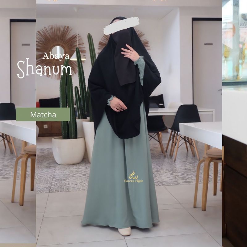 Abaya Shanum Sarera hijab Lilac S L