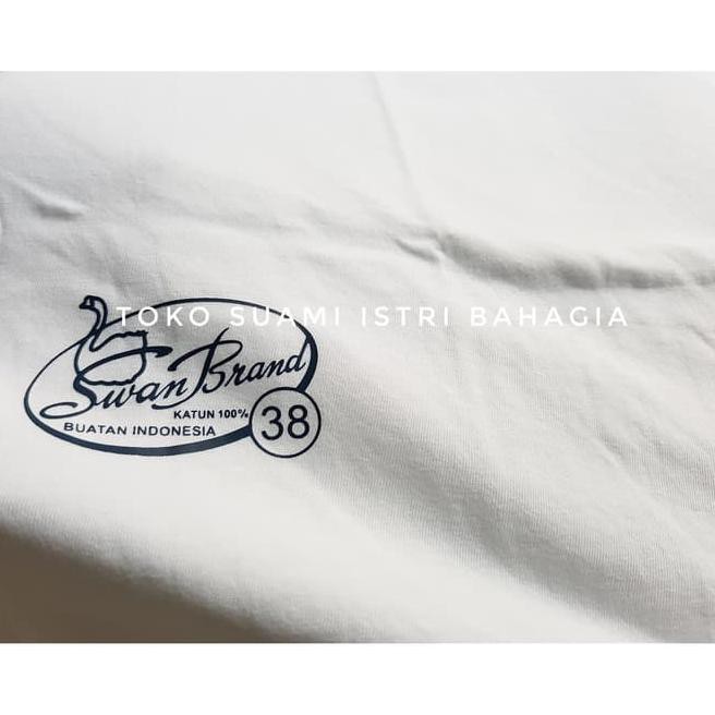 35u6 kaos oblong new swan original rider putih buatan indonesia katun adem - xxl u66o