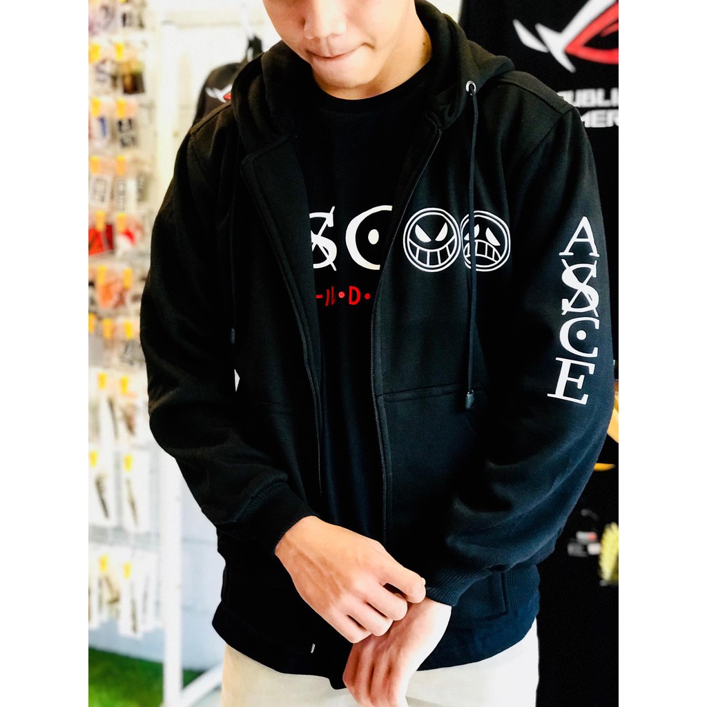 Jaket Asce Black One Piece