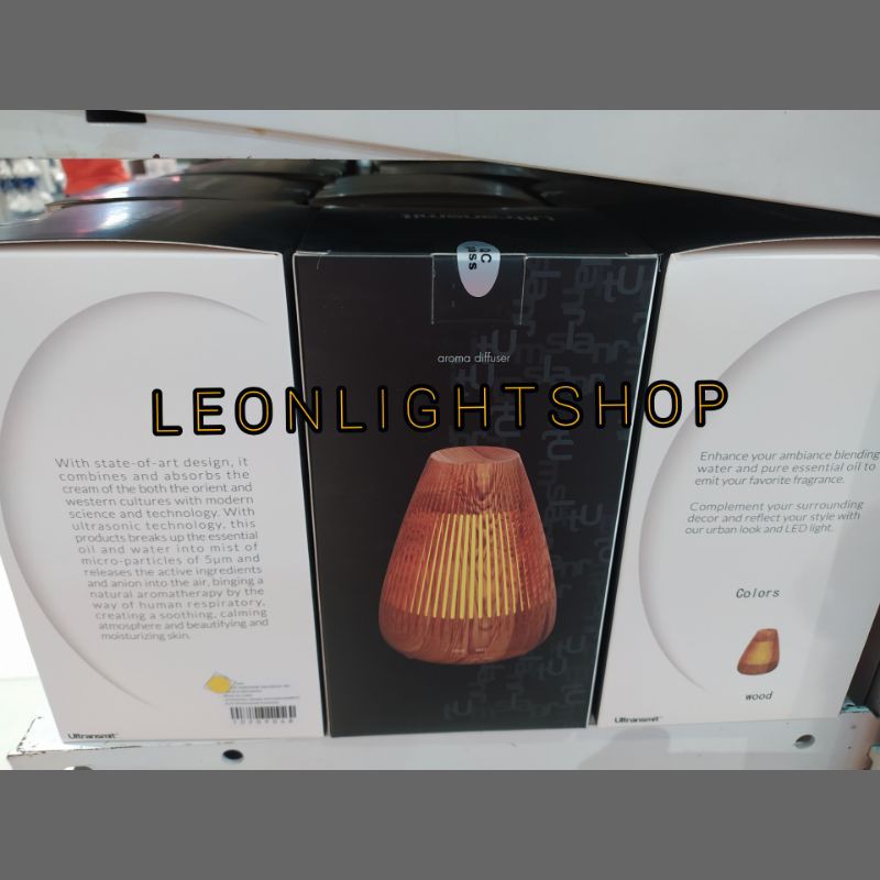 ULTRANSMIT ULTRASONIC DIFFUSER BAMBU/ACE ULTRASONIC AROMA DIFFUSER AROMATERAPI BAMBU/ALAT DIFFUSER