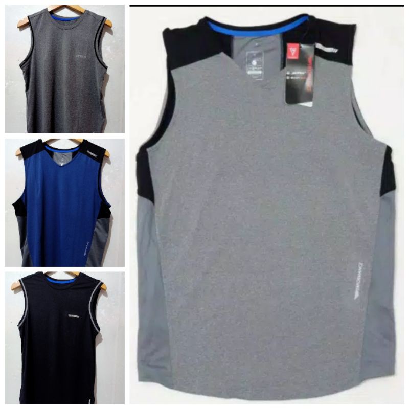 Kaos Singlet sport Van hausen branded