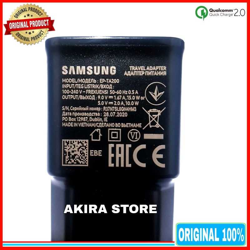 Charger Samsung Galaxy Z Flip ORIGINAL 100% Sein Fast Charging Type C 15W