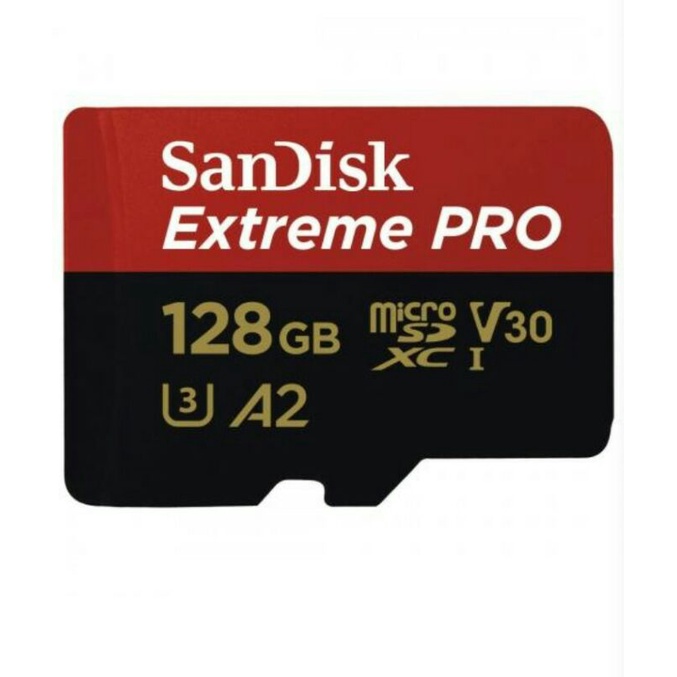 SanDisk Extreme Pro microSDXC 128GB SDSQXCY - Kartu Memori Cepat dan Tahan Banting