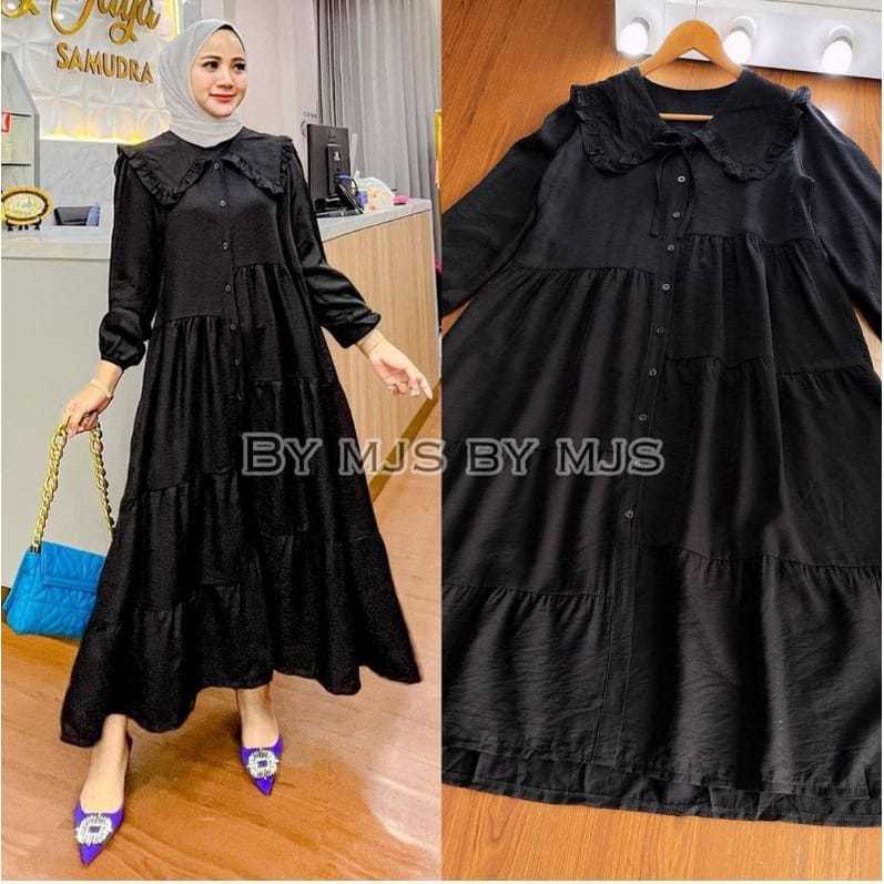 NAOMI MIDI DRESS TERBARU SIZE JUMBO