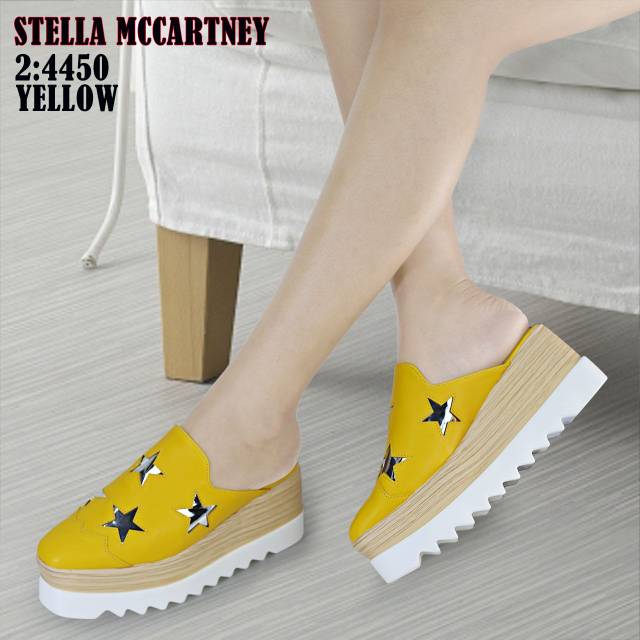 Sepatu Wanita Fashion Import Cocok untuk Santai Jalan Mall Warna Kuning