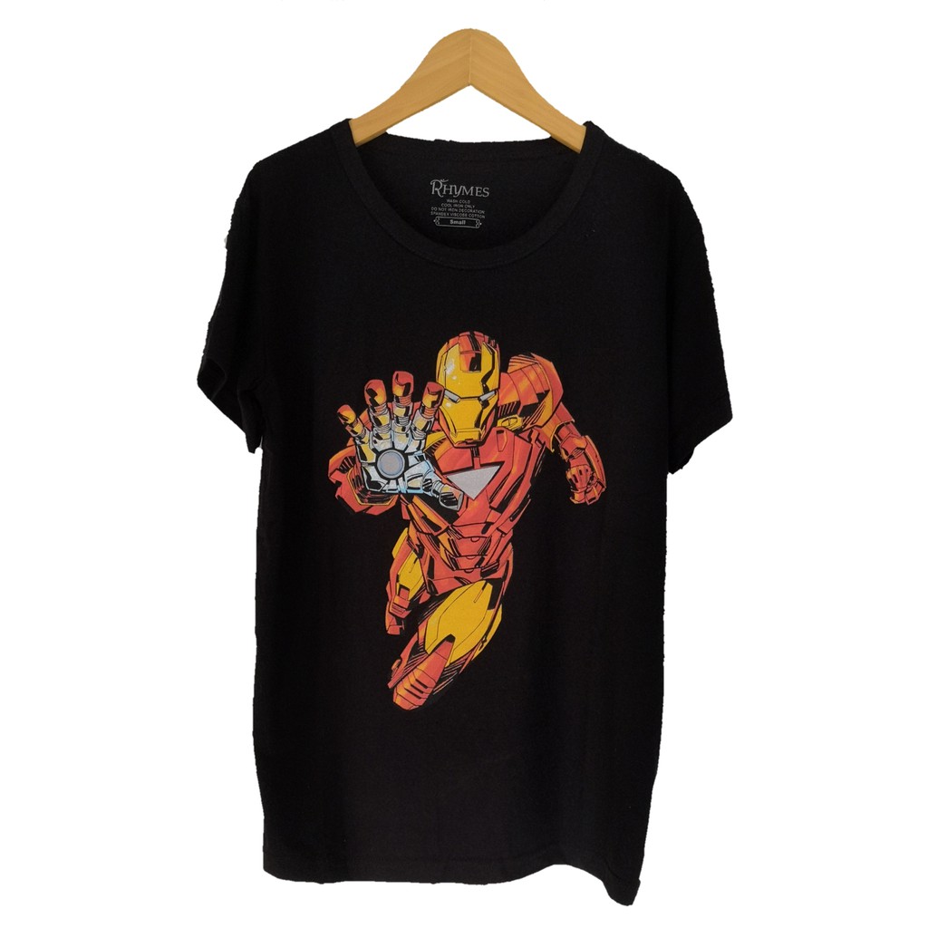 Baju Kaos Anak Iron Man Fly Tshirt Superhero Avengers Import Rhymes