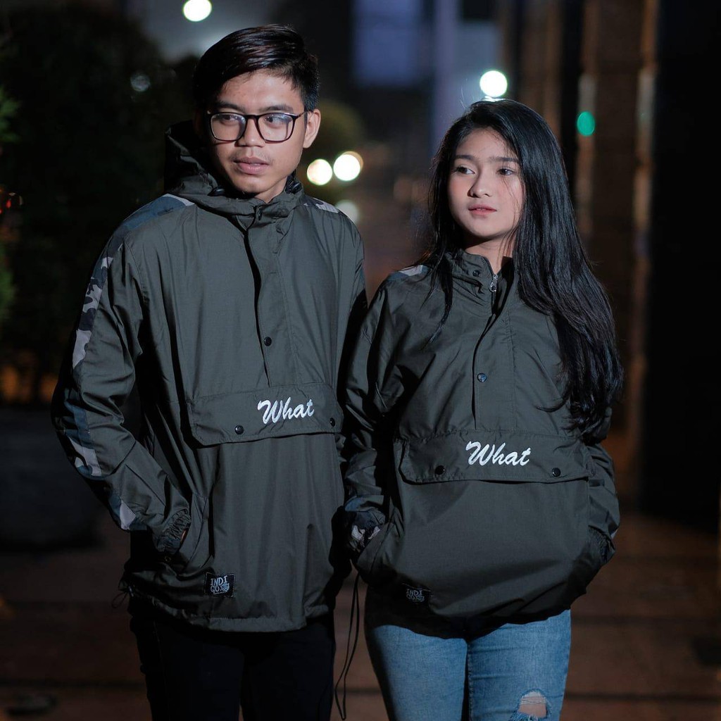 DIAL Jaket Parasut Hoodie Cagoule Saku Doraemon Pria Wanita Unisex Bisa Jadi Couple Harga Satuan-6