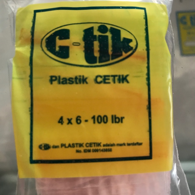 

Plastik Klip C-tik 4x6