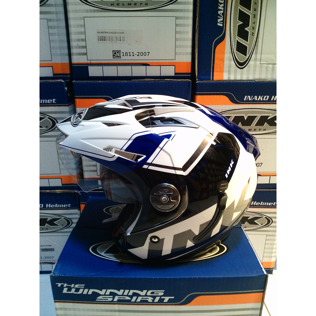 ORIGINAL helm INK T 1 2 visor motif